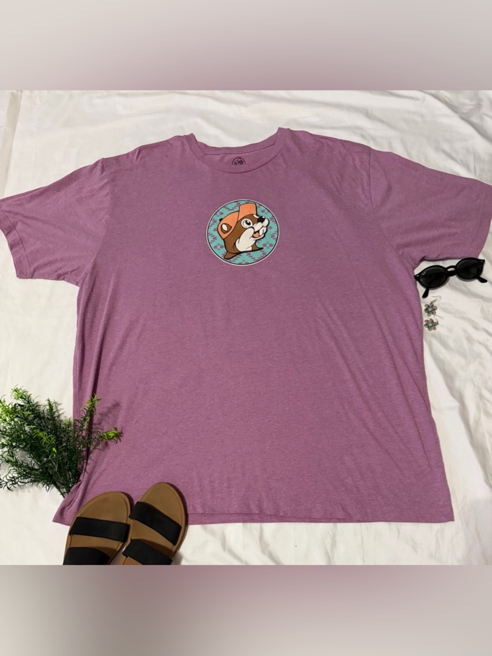 Buc-ee’s Womens Mauve Plus Size Tee